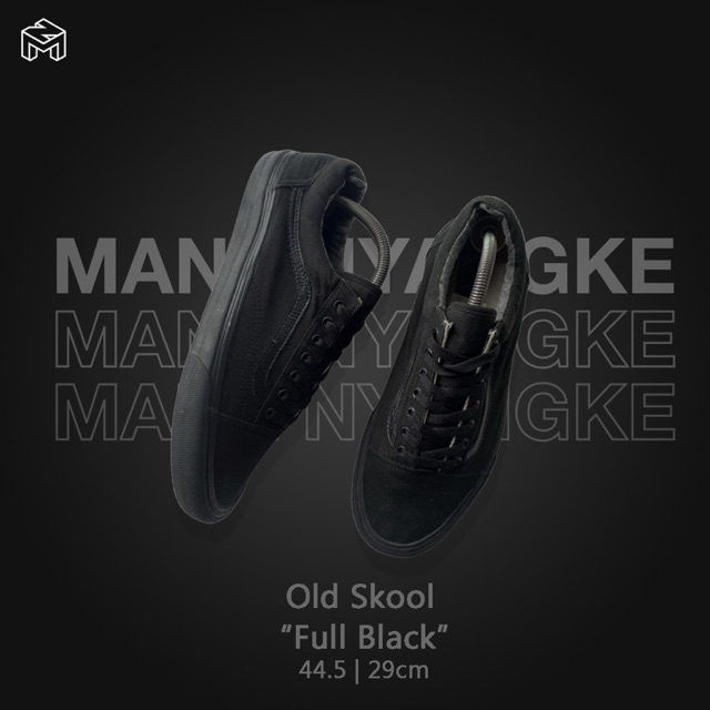 Vans Os Full Black Second Original