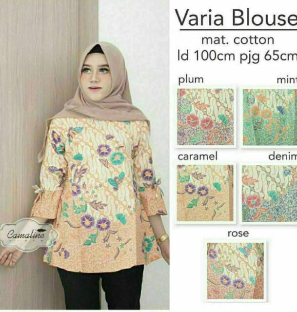 VARIA BLOUSE BATIK PEKALONGAN - viorano