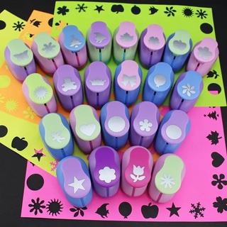 1inch 2.5cm Craft Puncher Kids DIY Paper Cutter Embossing Tools