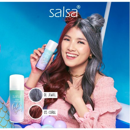 SALSA Instant Mermaid Hair Color Spray | Semir Rambut Instan