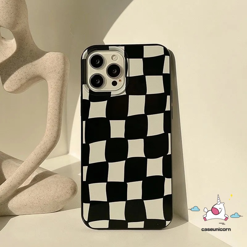Soft Case Motif Geometri Warna Permen Untuk iPhone 11 13 12 Pro MAX 7plus 8plus XR X XS MAX 7 8 Plus