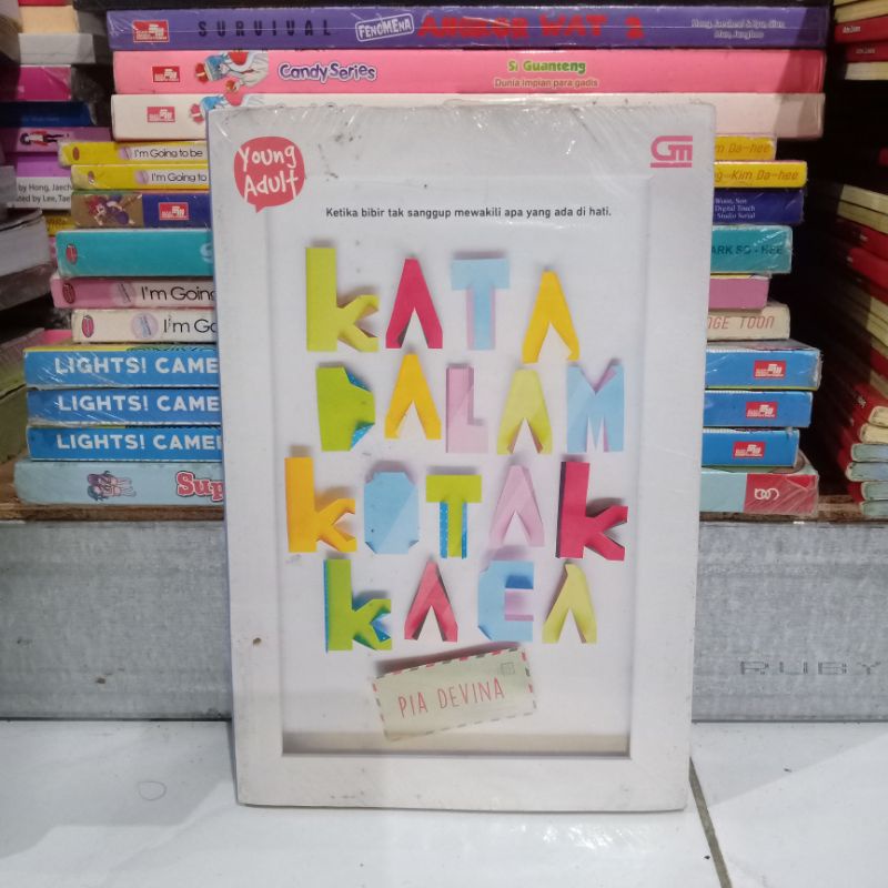 obral buku murah Novel best seller // remaja // wattpad // fantasi // sastra // fiksi // non fiksi part 31-Kata dlm kotak kaca