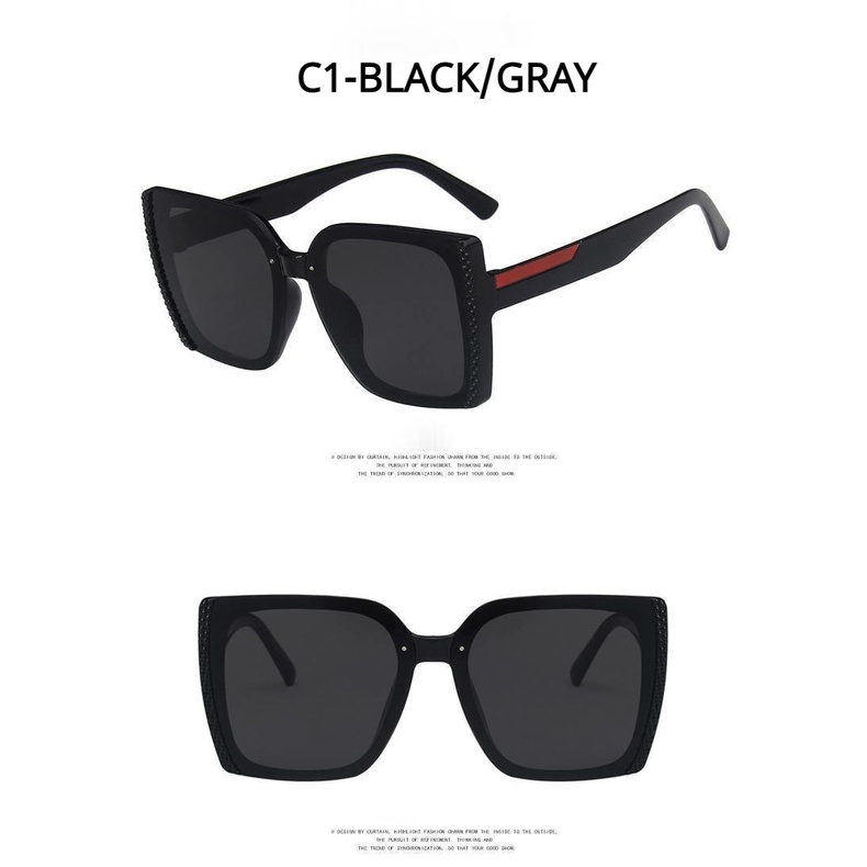 2021 new square street fashion sunglasses