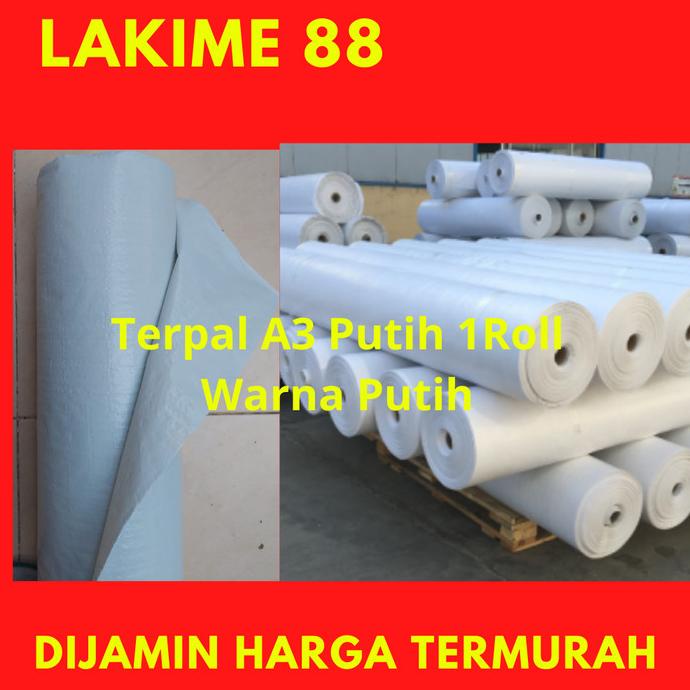 

Terpal Plastik A3 1 Roll @ 100 Meter Warna Putih
