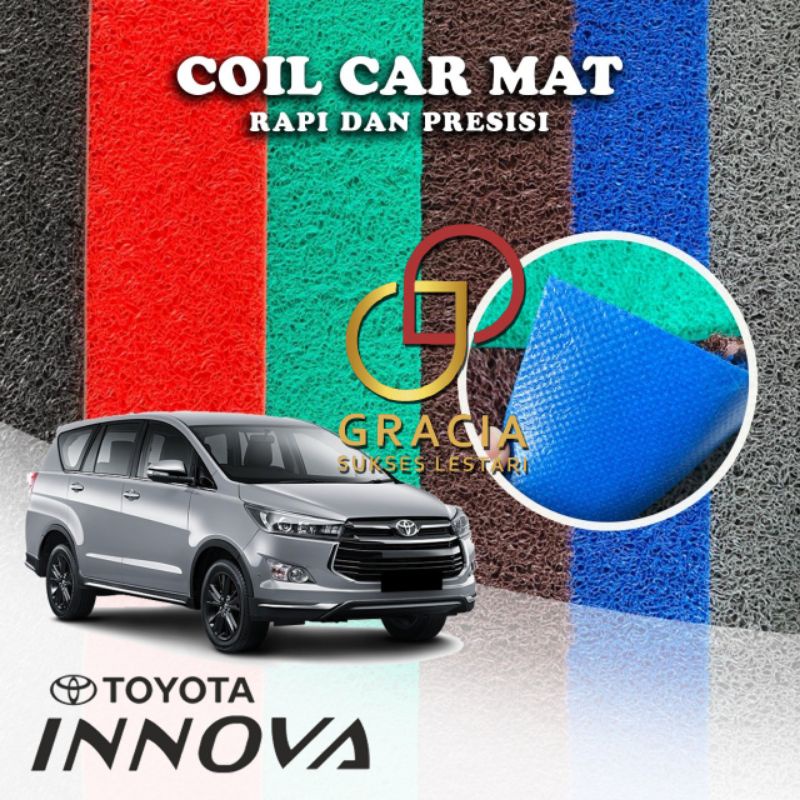 Karpet Mobil Premium Toyota Innova / Innova Reborn Full Bagasi Mie Bihun 1 Warna