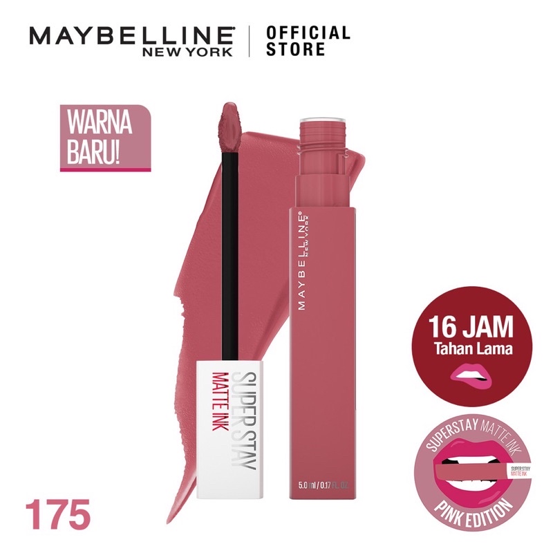 Maybelline Superstay Matte Ink 210 Versatile | Seductress | Shakeer | Delicate | Inititator-175 Ringleader