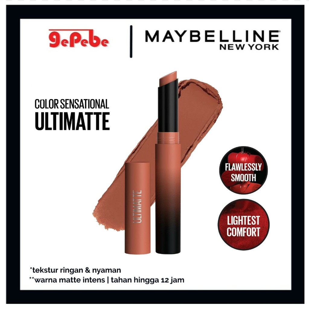 NEW!!! MAYBELLINE COLOR SENSATIONAL ULTIMATTE LIPSTICK