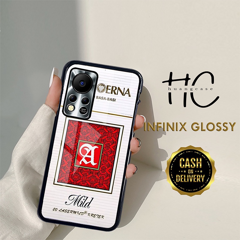 Huang Case - HARDCASE 2D GLOSSY BUNGKUS ROKOK CASE TERBARU INFINIX HOT 12i HOT 12 PLAY HOT 11s NFC N