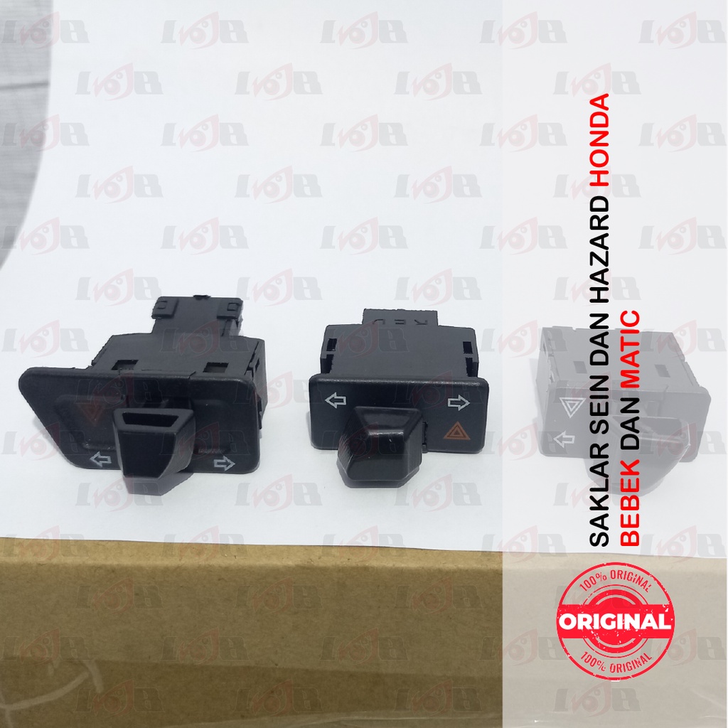 Tombol Sen Hazard Honda Switch Saklar Sein Motor Matic Bebek 30mm 34mm Trapesium