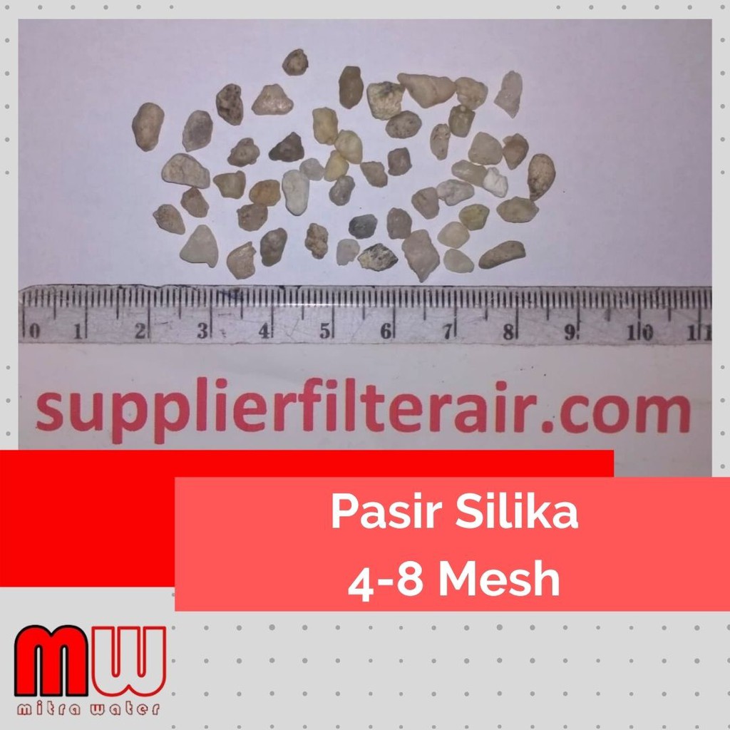 Jual Pasir Silika 5kg Pasir Silika Ukuran 4 8 Mesh Indonesia Shopee