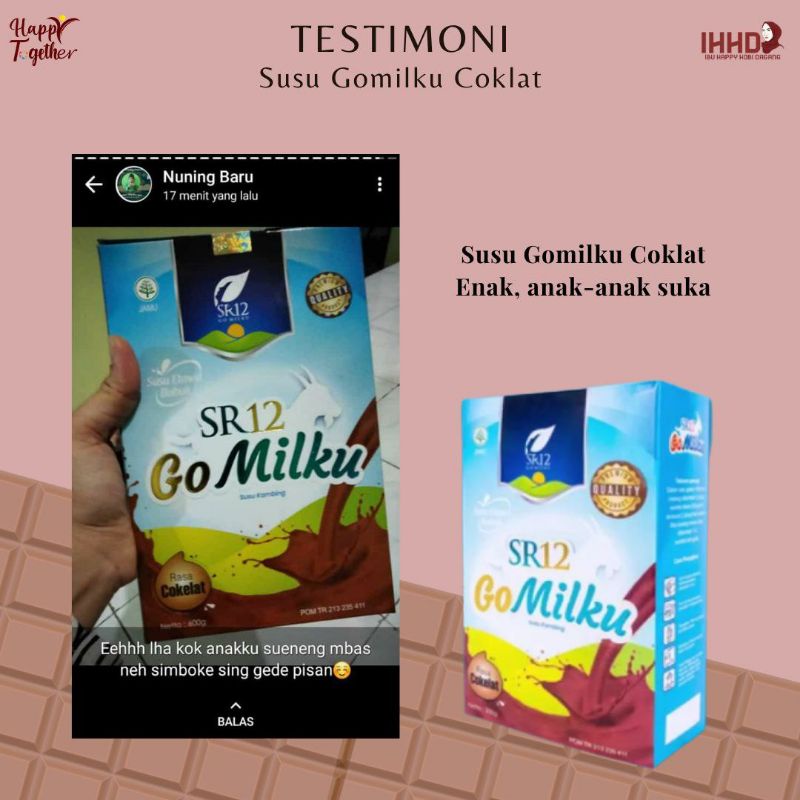 SUSU GO MILKU SR12 / GOMILKU SR12 / SUSU KAMBING ETAWA HALAL BPOM MENINGKATKAN KESEHATAN IMUN TUBUH MELANCARKAN ASI ASLI / SUSU KAMBING ETAWA BUBUK / SUSU KAMBING MURNI / MELANCARKAN ASI / MENINGKATKAN KESEHATAN IMUN TUBUH