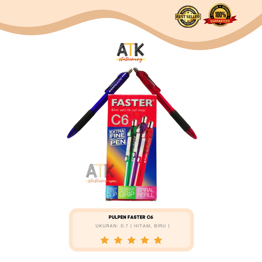 

Pulpen Faster C6 Cetek atk
