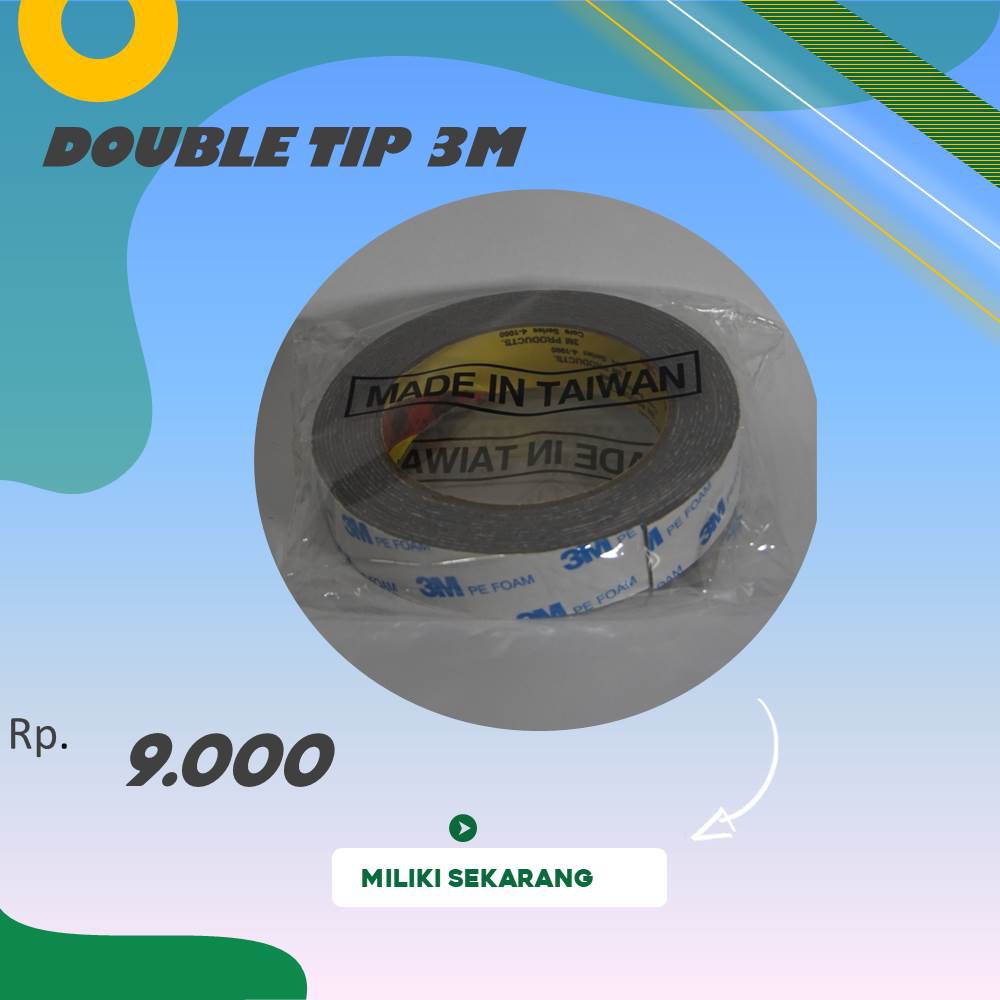 

Double Tape 3M Putih PE Foam 22mm x 4.2