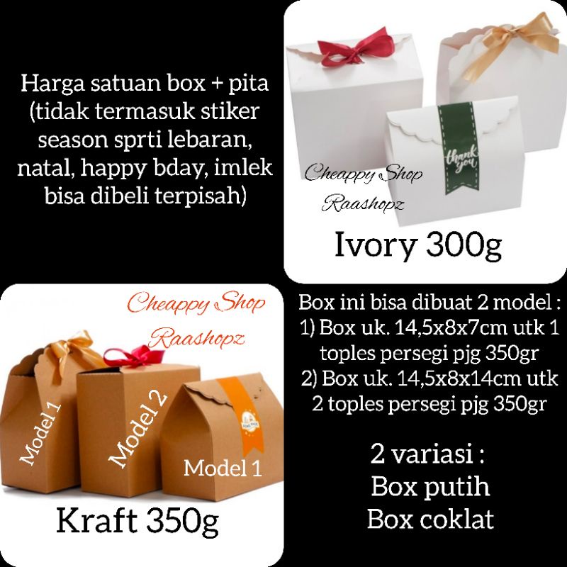 

Include Pita Polos Box 1 toples 350gr Box 2 toples 350gr box Cookies Dus Kuker Lebaran Kotak Kue Kering Box Lebaran Box Natal box Imlek Kue Kering Box cookies lebaran Box Hampers Dus Parcel
