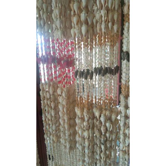 Tirai Kerang Cantik dan Unik