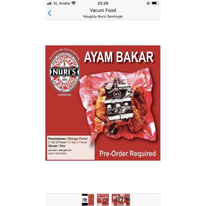 

Nuri’s Ayam bakar satu ekor