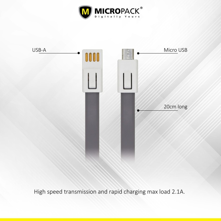 Micropack Keychain Cable Micro USB 20CM MC-12