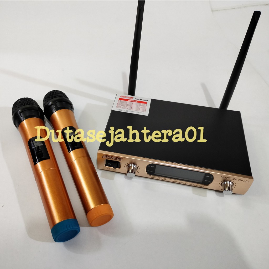 MICROPHONE WIRELESS AUDIOLINE MA-200 MIC DS
