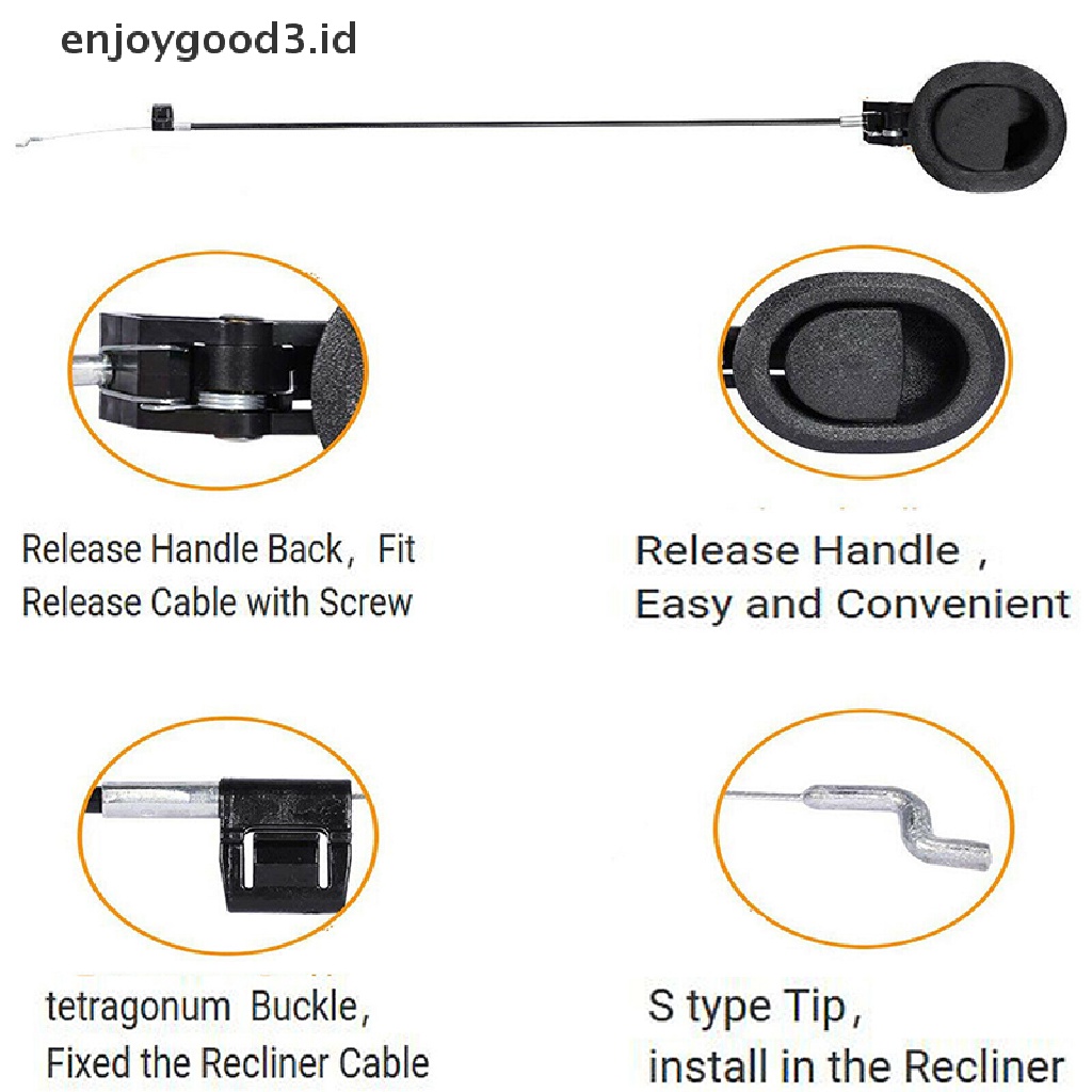 Handle Release Lever Dengan Kabel Untuk Kursi Reclining Dan Sofa