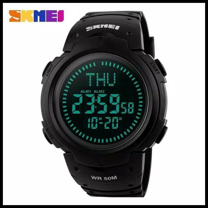 4V8F JAM TANGAN ORIGINAL SKMEI WATERPROOF TAHAN AIR - HITAM PWX8