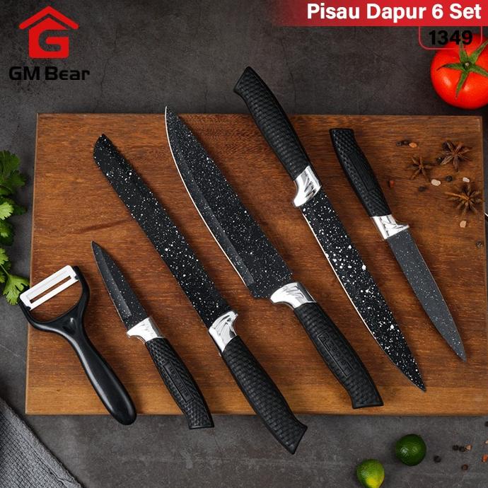 

PROMO GM Bear Set Pisau Dapur Isi 6 Pcs 1349-Knife Set 6 Pcs MURAH