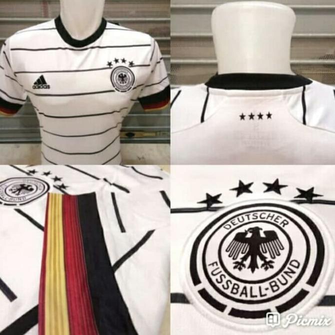 [DSport] JERSEY BOLA JERMAN HOME EURO 2021 GRADE ORI THAILAND TERLARIS STOKSKU 3411