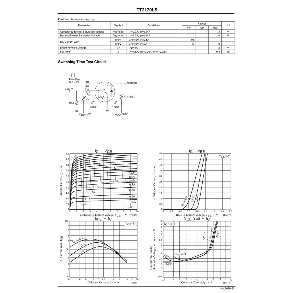 Transistor TT2170 TT 2170