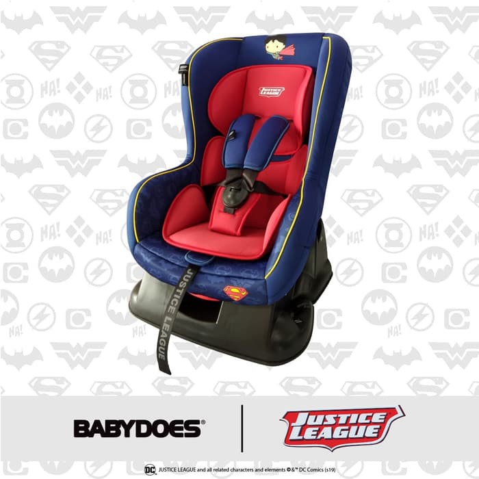 Carseat Babydoes Justice League / Kursi Mobil Bayi