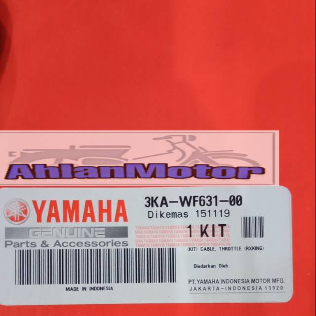 Kabel Gas Yamaha RX-KING Original /Kabel gas Murah /Kabel gas Setandar RX-King /Kabel Gas RX-King