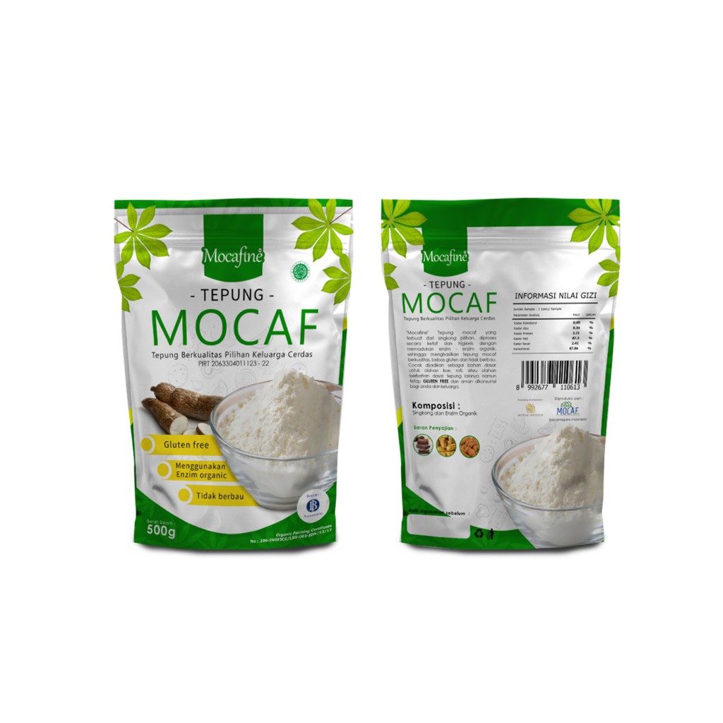 Mocafine Tepung Mocaf Organik Gluten Free 500gr