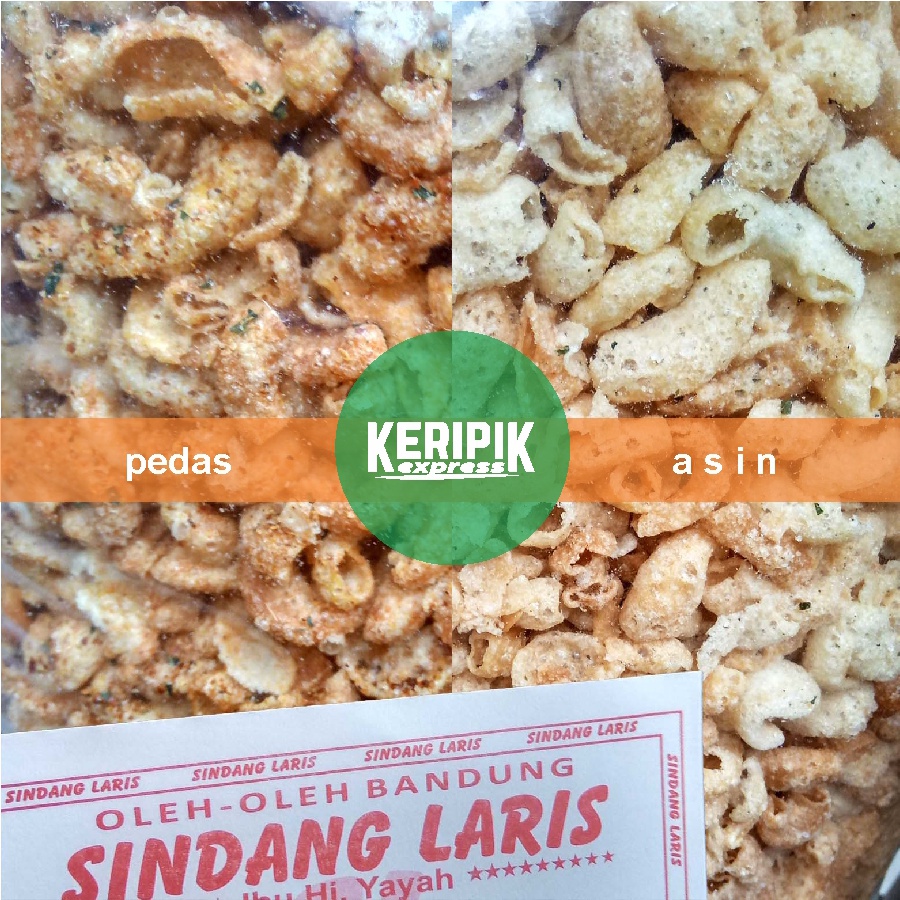 

Makaroni Pedas Asin Sindang Laris Bandung 250 gram