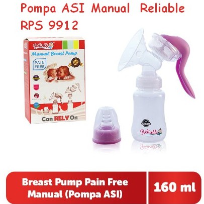 RELIABLE Manual Breast Pump Pompa ASI Manual RPS-9912