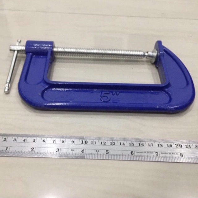 Bais c 5 inci klem g 5' klem c5"inci catok c 5"inchi klem kayu 5" clamp ragum 5 base C jepit klem pe