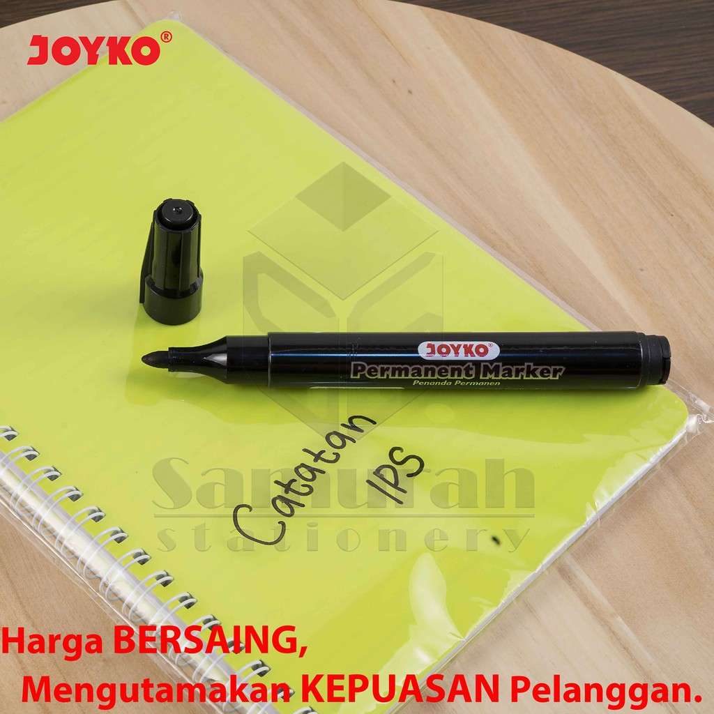 

mdn Spidol Permanent Marker Joyko PM 34 Hitam / Pm 35 Biru / PM 36 Merah Bisa Refill isi Ulang - Per