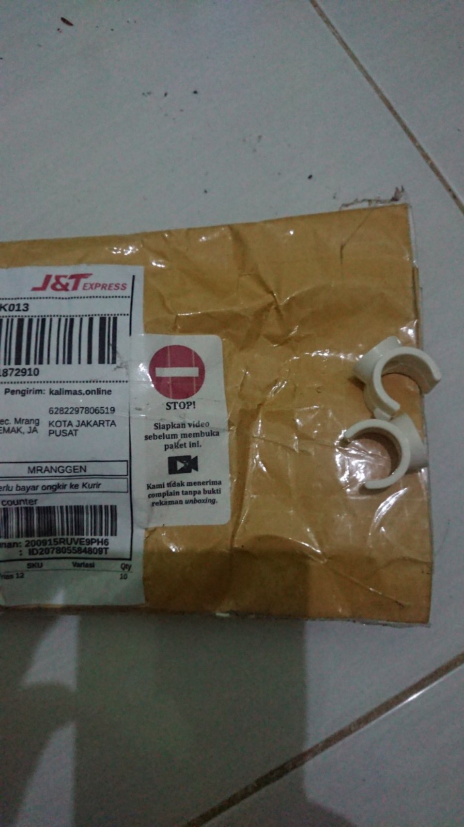 Plastic Socket (rifeng) D. 1/2 - Klem Pipa Air Panas 1216