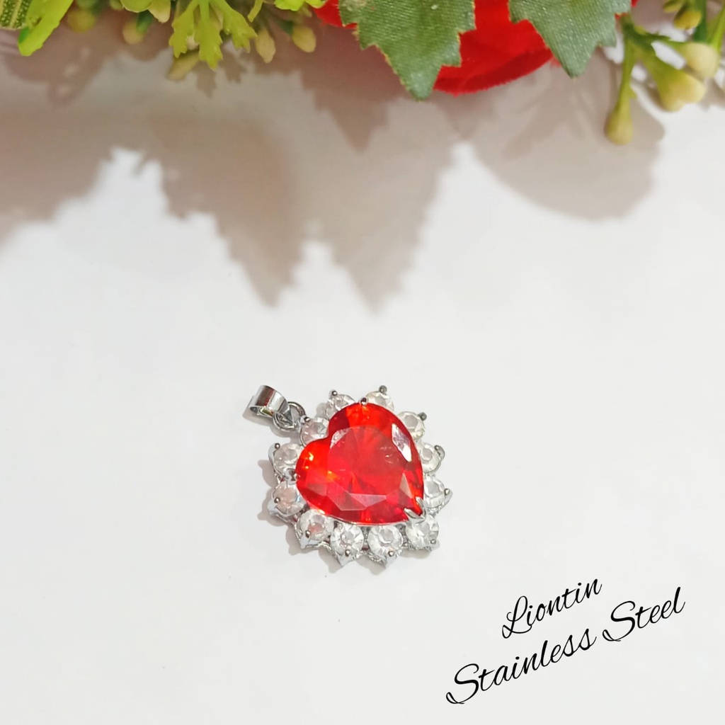 Kalung Dewasa KRISTAL TITANIUM anti karat &amp; anti luntur termurah berkualitas