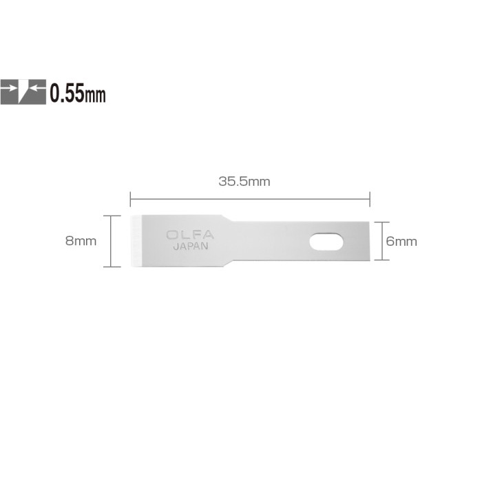 

Refill Cutter Spare Blade for Art Knife Pro KB4-F/5 Olfa