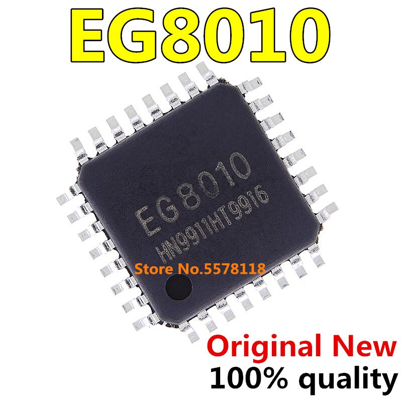 2pcs Ic Eg8010 Qfp-32 Chipset 100%