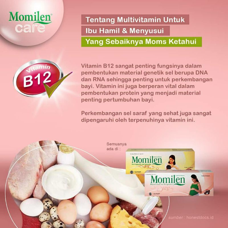 MOMILEN PL / Pro Pregnancy Lactation / Laktasi / DHA /Pelancar ASI / Nutrisi Otak