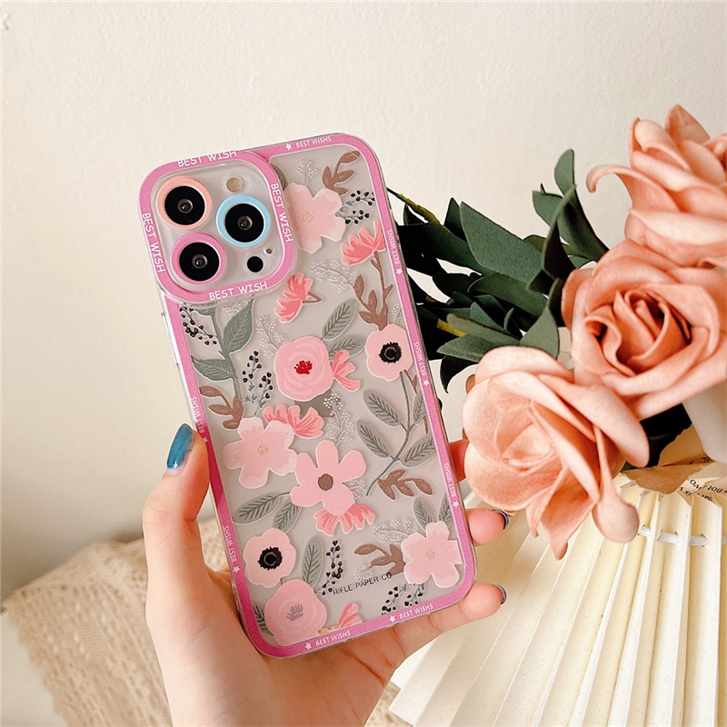 Fashion Case for Redmi 10C  Redmi Note 11 Pro Note 10S Note 10 5G Xiaomi Poco X3 GT Poco X3 NFC M3 Pro Redmi 9T Redmi 9A Redmi 9C Note 9S Note9 Pro Note 8 Note7 Beatiful Garden Party Flower Embossed Rifles Paper Camera Protective Phone Cover Rixuan