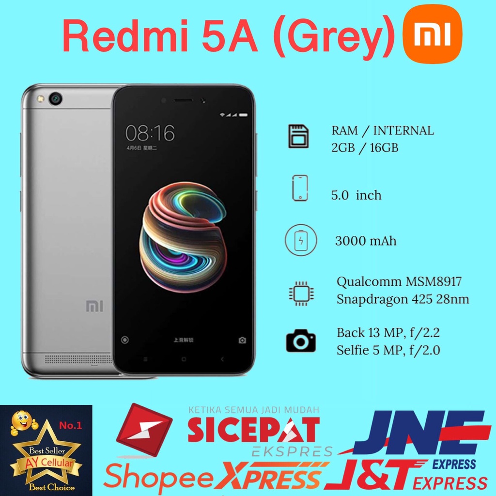 XIAOMI REDMI 5A RAM 2 GB ROM 16 GB