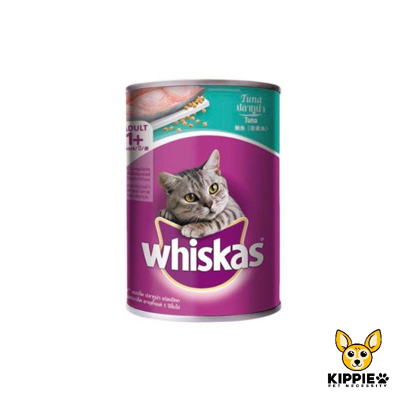 Whiskas Can Kaleng Adult 1 Tuna Makanan Kucing Wet Food Cat Food