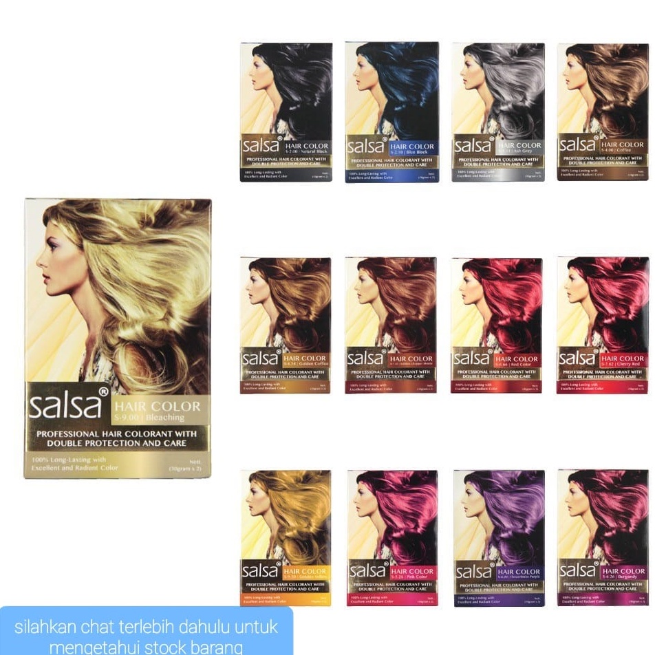 SALSA HAIR COLOR SEMIR RAMBUT CAT PEWARNA RAMBUT COLOURING STYLING