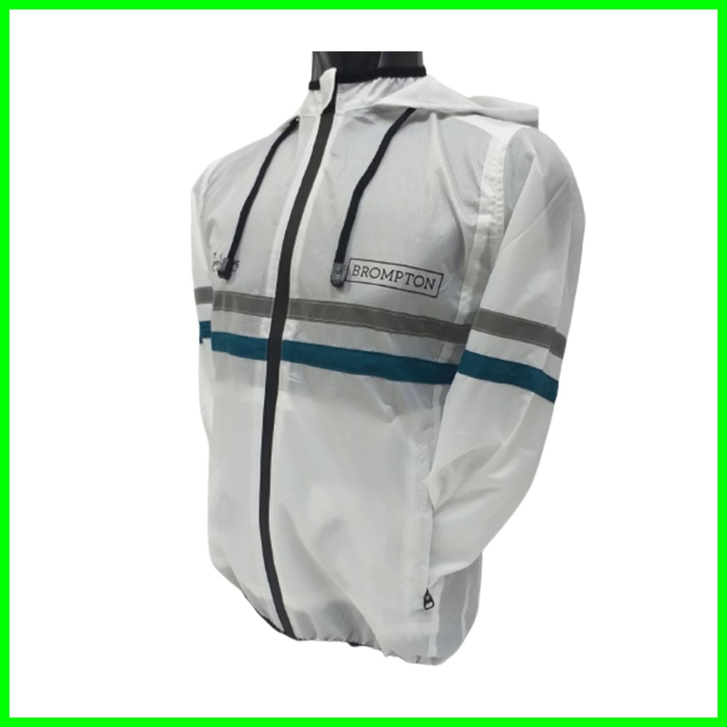 Brompton Jacket - Jaket Sepeda Lipat Brompton Olahraga - White