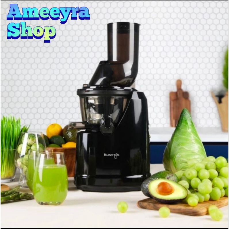 Jual Ready Stock Whole bSlow Juicer Kuvings B1700 Black Phantom Low