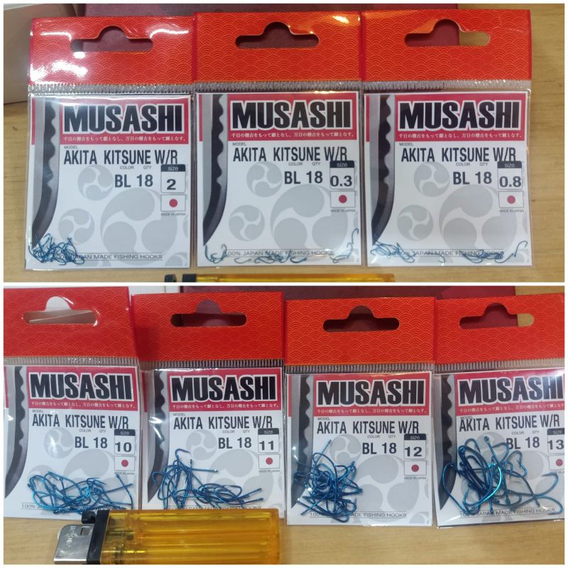 Kail Pancing Musashi Akita Kitsune W/Ring BL