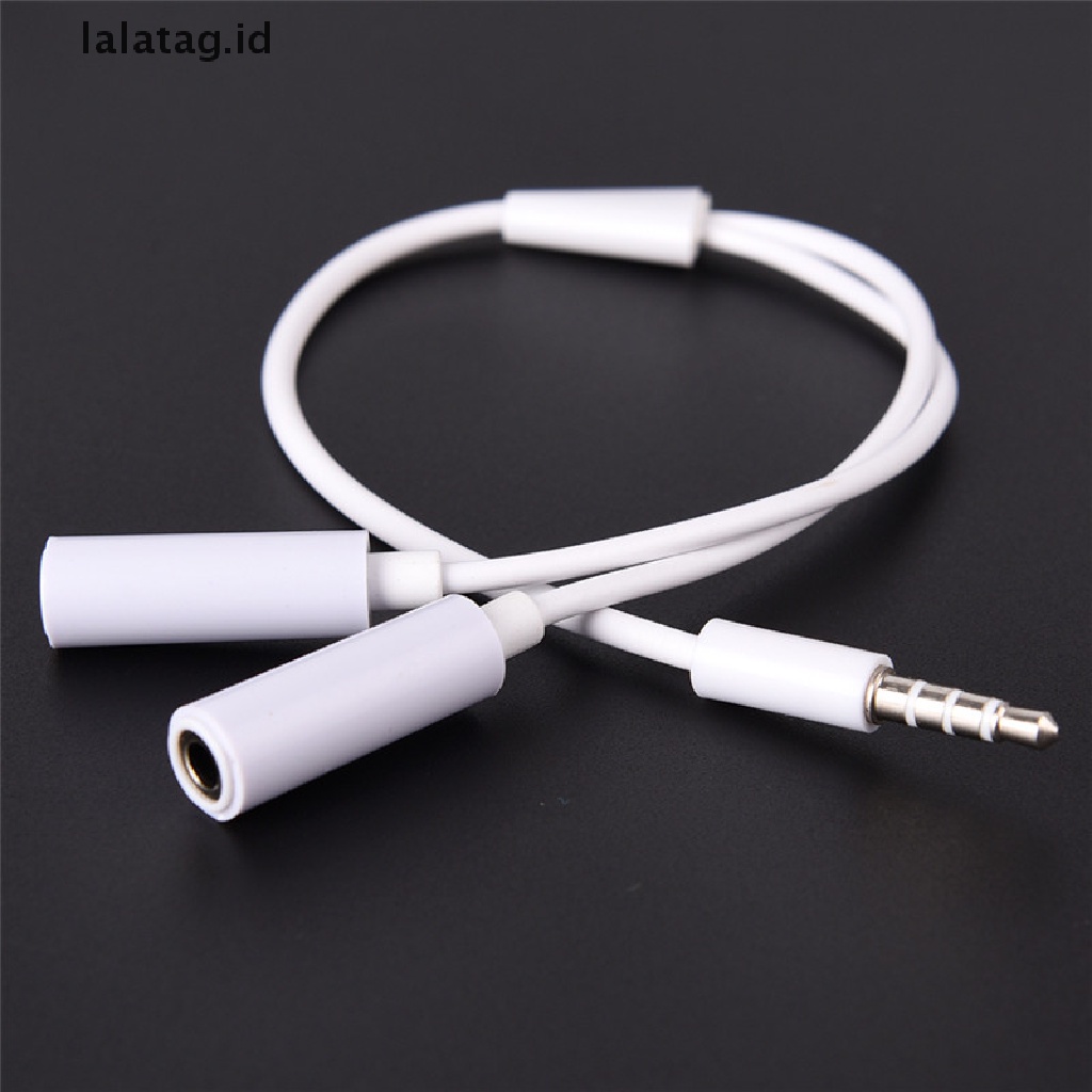 (Flyag) Kabel Adapter Splitter Audio AUX 3.5mm Male Ke Female Untuk Earphone / Headphone