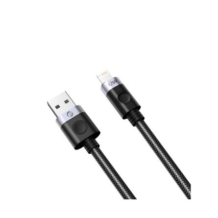 Cable charger Usb A to lightning orico 2m 200cm 12w 2.4A 480Mbps fast charging aluminum braided A2L-15 - Kabel data iphone ipad 2 meter