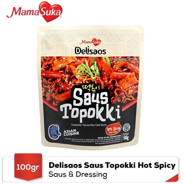 

❤️ Albani ❤️ Mama Suka Delisaos Topokki Hot Spicy Kemasan 100 gr - Saus Topoki - Topokki Korea - Pedas Halal