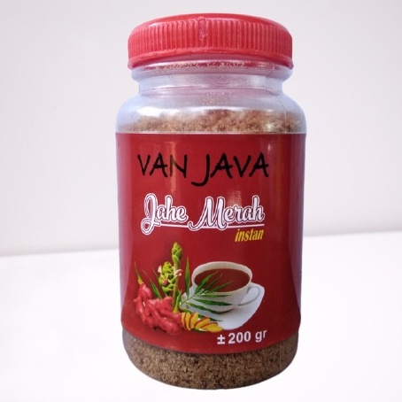 

Jahe Merah Bubuk Instan VAN JAVA 200 Gram Dijamin Original 100%